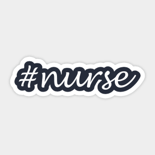 Nurse Profession - Hashtag Design Sticker